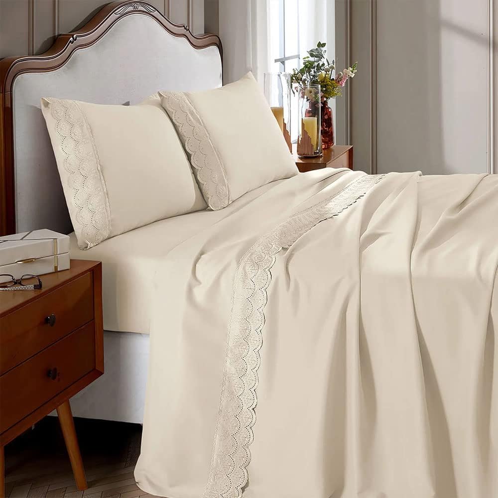 Jogo Queen Sonata Bord Ingles Renda Amy P...