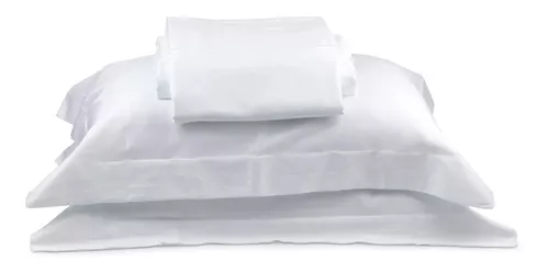 Jogo Queen Platine 300Fios Branco 4pc-BUE...