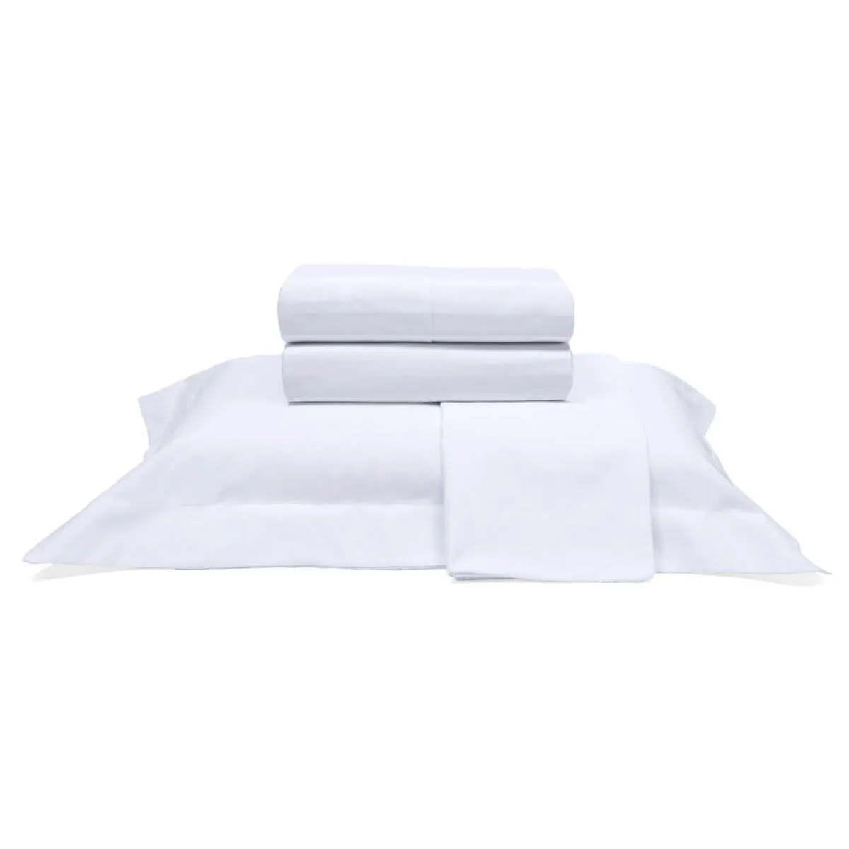 Jogo de Cama Casal Percal 1000 Fios Branc...