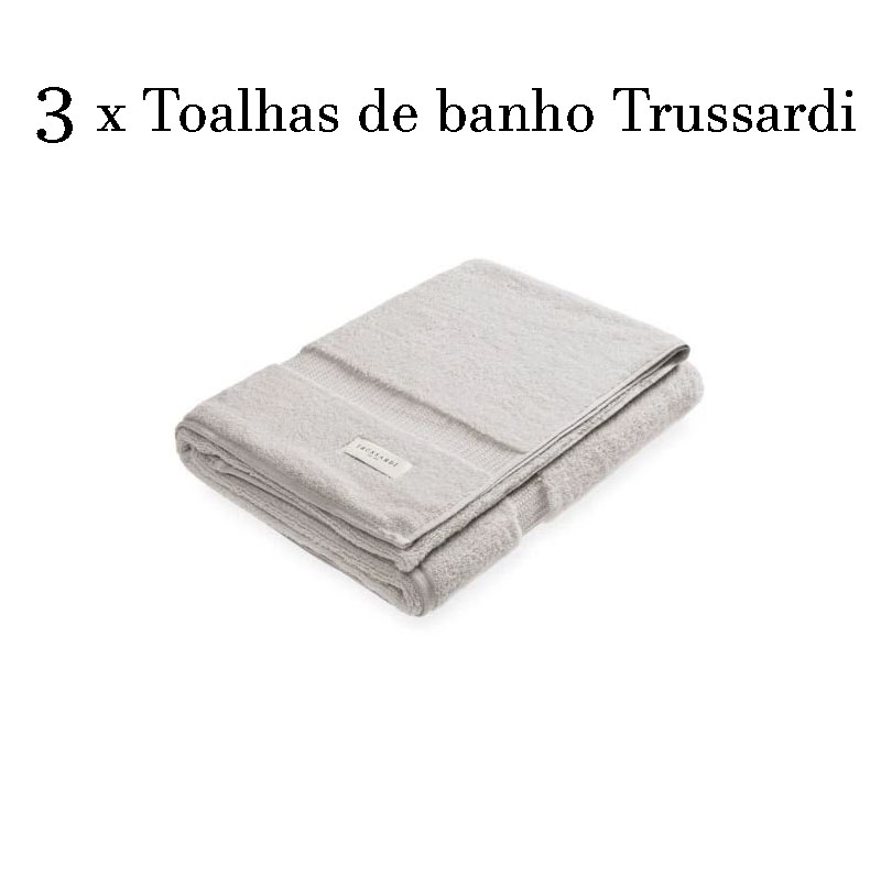 3 x Toalhas de Banho Doppia  Marmo 77cm X...