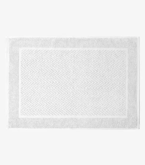 TOALHA PISO MYKONOS BRANCO 50X70 - CORTTEX